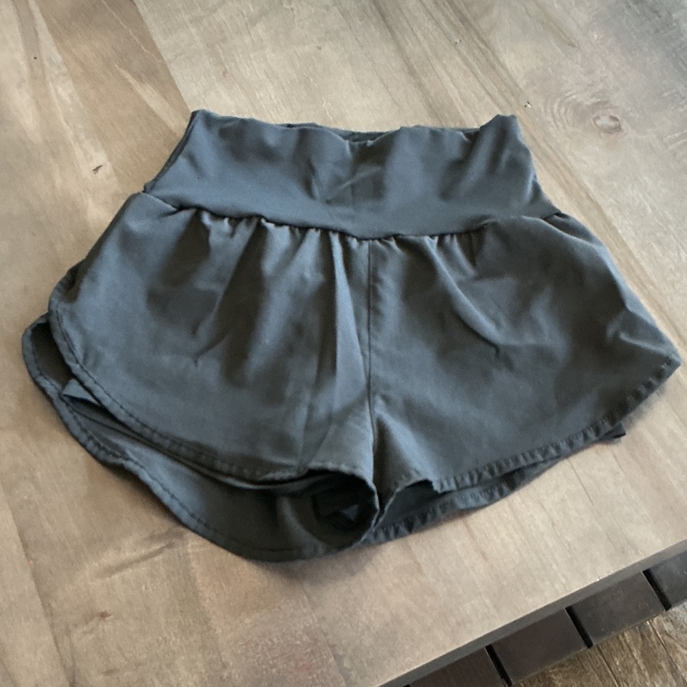 Women's Black High-Waisted Shorts